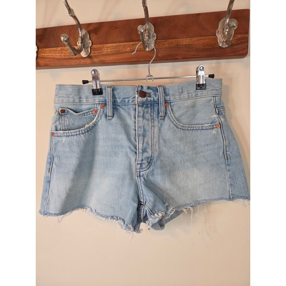 Madewell Light-Wash Relaxed Denim Shorts - Size 25
